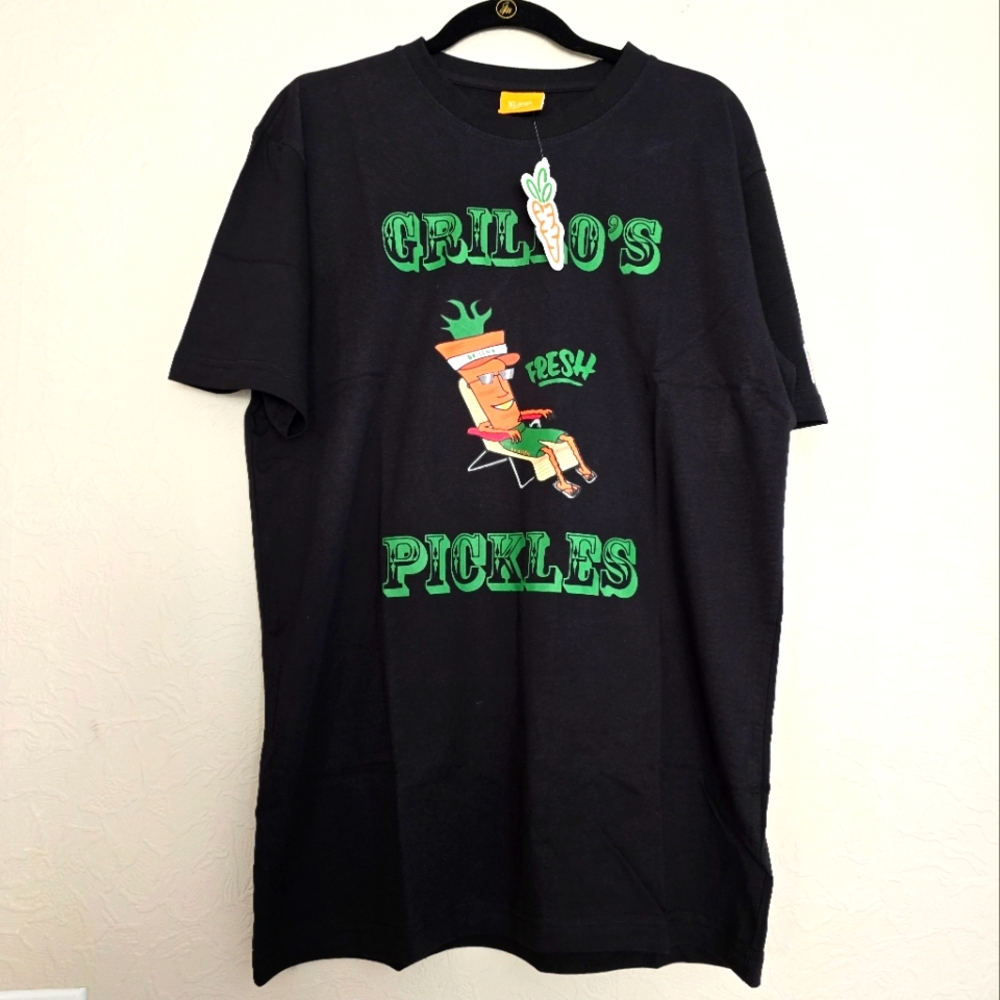 Carrots By Anwar Carrots Men's X Grillo's Pickles Tee T-Shirt in Black